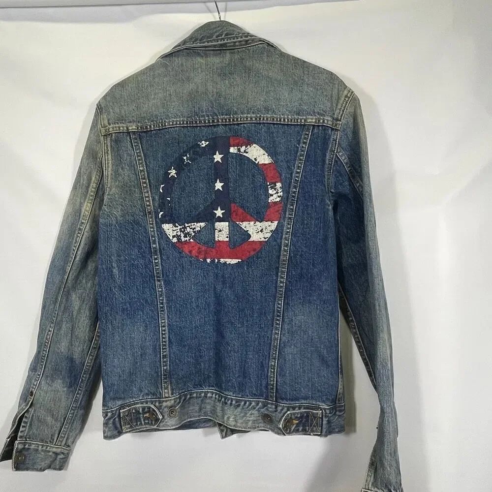 Vintage Lucky Brand Trucker DNM selvage Legend Jacket SZ Med